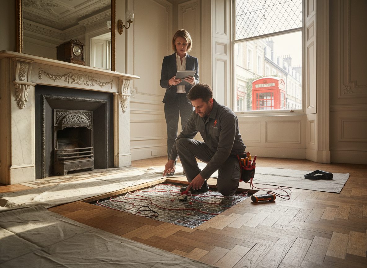 Maintaining Electric Underfloor Heating in Period Properties